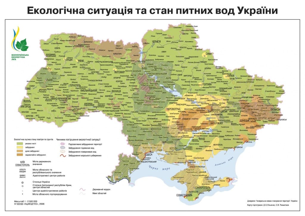 Екологічна ситуація і стан питних вод України